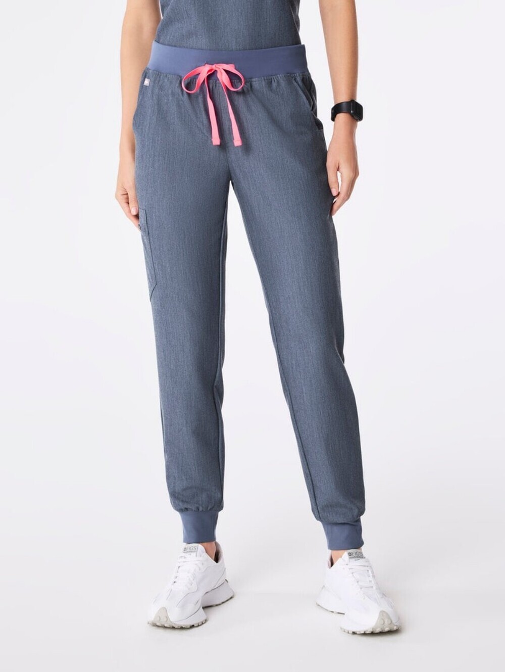 FIGS Zamora Medical Jogging Uniform Pants Size Small Women Color Heathered Denim